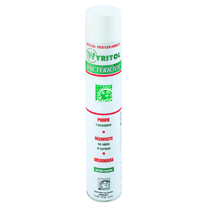 Wyritol KING aérosol bactéricide 750 ml menthe Wyritol KING aérosol bactéricide 750 ml menthe