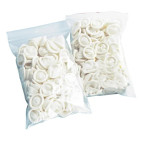 Doigtiers roulés en latex, sachet de 100