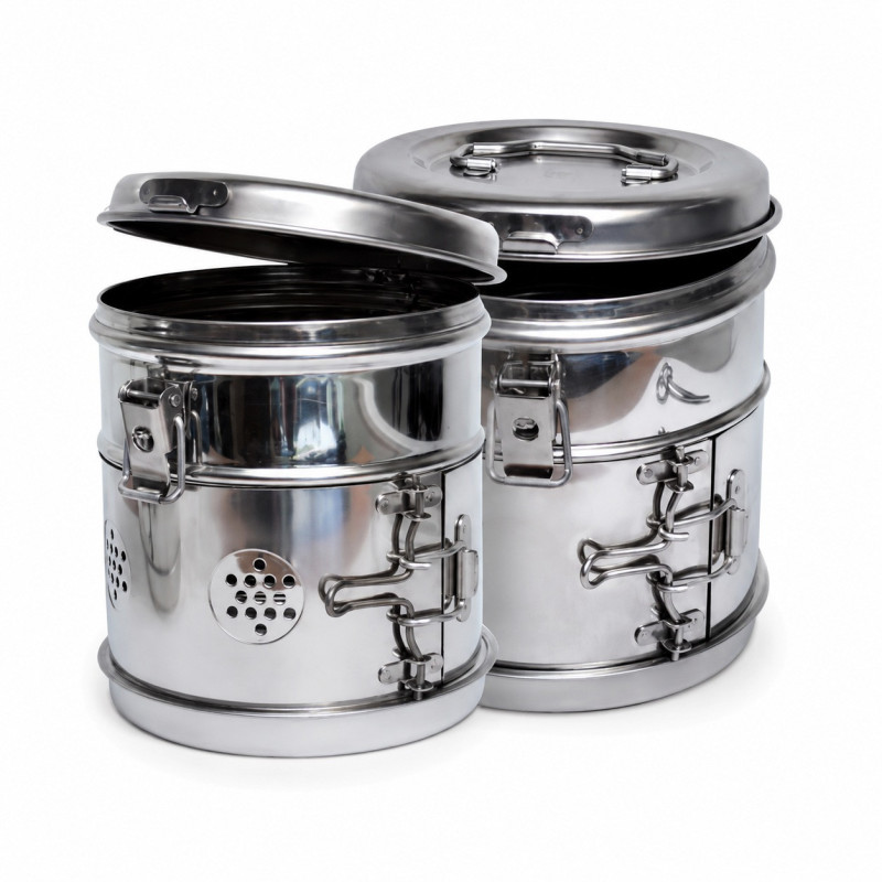 Les tambours en inox