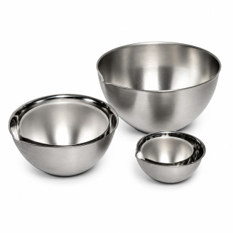 Les cupules à fond plat avec bec verseur