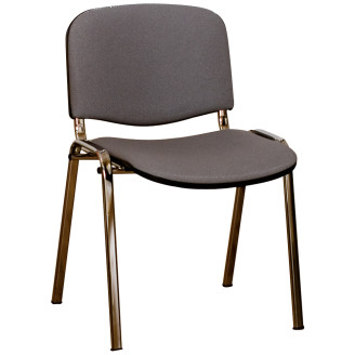 Chaise d'accueil visiteurs Iso, 4 pieds acier