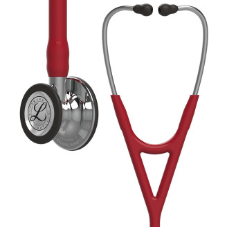 Cardiology IV Littmann stéthoscope miroir rouge bordeaux 7 ans