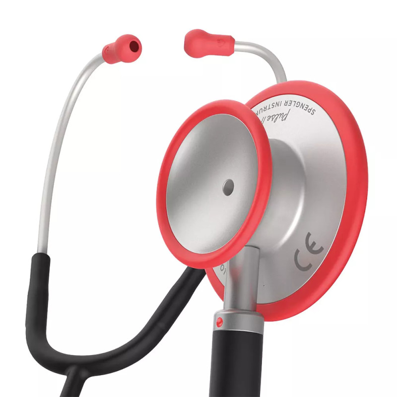 Stéthoscope double pavillon Pulse II rouge corail SPENGLER
