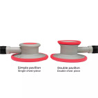 Stéthoscope double pavillon Pulse II rouge corail SPENGLER