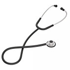 Pulse II simple pavillon carbone SPENGLER - stéthoscope