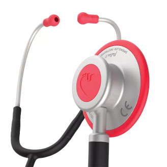 Stéthoscope Pulse II simple pavillon Spengler rouge corail