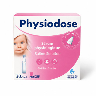 Physiodose sérum physiologique stérile 5 ml x30