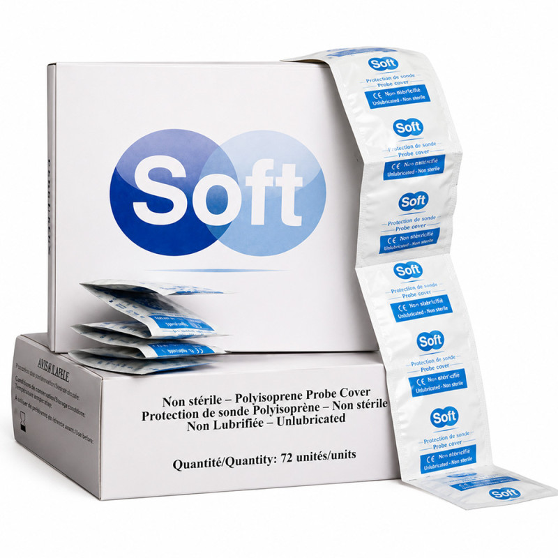 Protection sonde non lubrifiée sans latex SOFT - boîte de 72