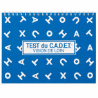 Test de cadet vision de loin lettres MC2 étalonné 2,50 m