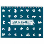 Test de cadet vision de loin 2,50 m lettres images MC2