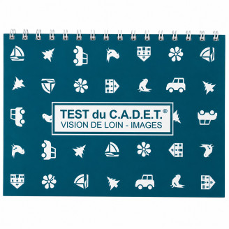 Test de cadet vision de loin 2,50 m lettres images MC2