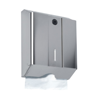 Distributeur essuie-mains inox LOSDI, 600 formats