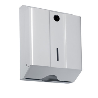 Distributeur essuie-mains LOSDI métal époxy blanc