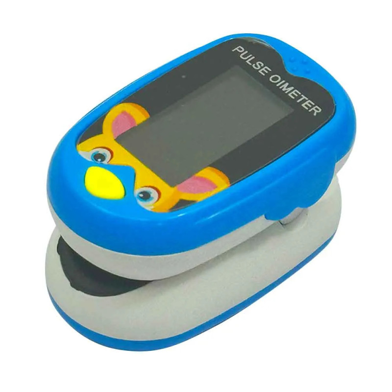 Oxymètre pédiatrique PulseKids rechargeable, bleu