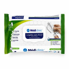 Lingettes sans alcool Médiclinic 100 pour dispositifs médicaux