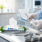 Lingettes sans alcool Médiclinic 100 pour dispositifs médicaux