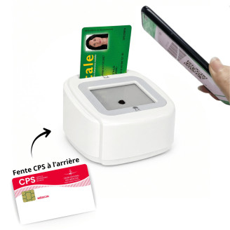 Lecteur carte Vitale Connect A800 bi-fente USB 4-en-1
