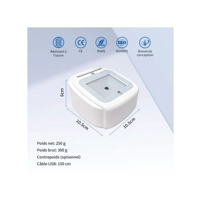 Lecteur carte Vitale Connect A800 bi-fente USB 4-en-1 Lecteur carte Vitale Connect A800 bi-fente USB 4-en-1