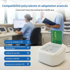 Lecteur carte Vitale Connect A800 bi-fente USB 4-en-1 Lecteur carte Vitale Connect A800 bi-fente USB 4-en-1