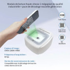 Lecteur carte Vitale Connect A800 bi-fente USB 4-en-1 Lecteur carte Vitale Connect A800 bi-fente USB 4-en-1