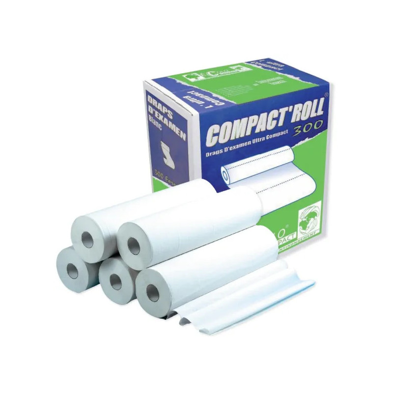 Draps d'examen Compact'Roll Mediclinic, 6 rouleaux