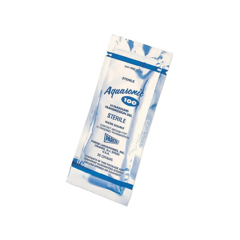 Aquasonic 100 stérile Parker, gel ultrason - 48 doses 20 g