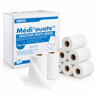 Essuie-tout Médi'Ouate dévidage central WS, x16