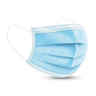 Masques chirurgicaux Type IIR bleus – Boîte de 50