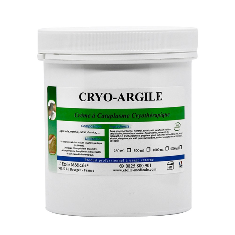 Cataplasme cryo à l'argile Étoile Médicale, pot de 250 ml