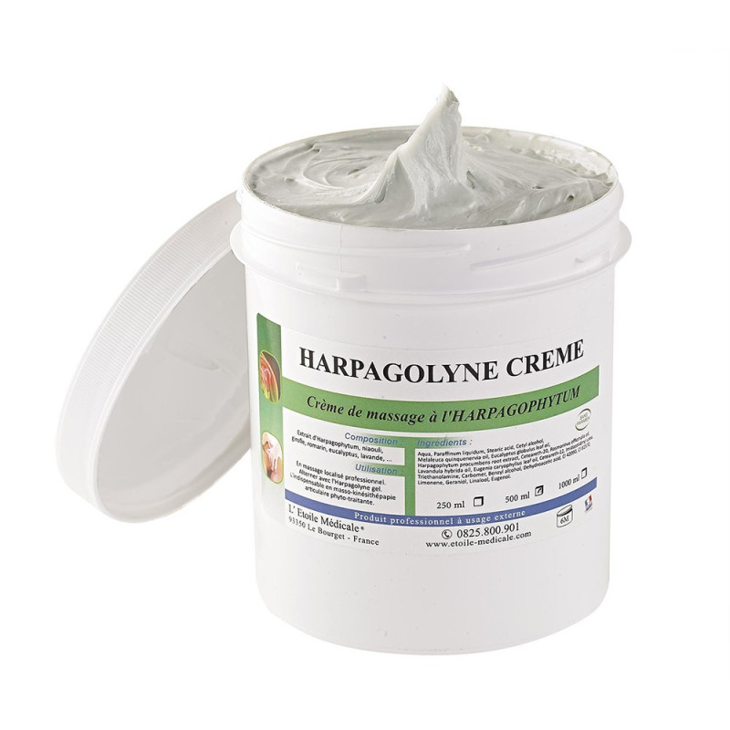 Crème Harpagolyne Étoile Médicale à l'harpagophytum, 500 ml Crème Harpagolyne Étoile Médicale à l'harpagophytum, 500 ml