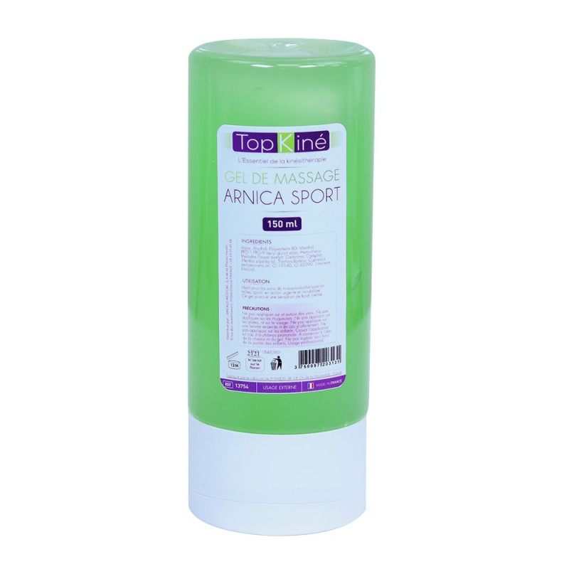 Arnica Gel Sport Top'Kine effet froid intense, pot 150 ml Arnica Gel Sport Top'Kine effet froid intense, pot 150 ml