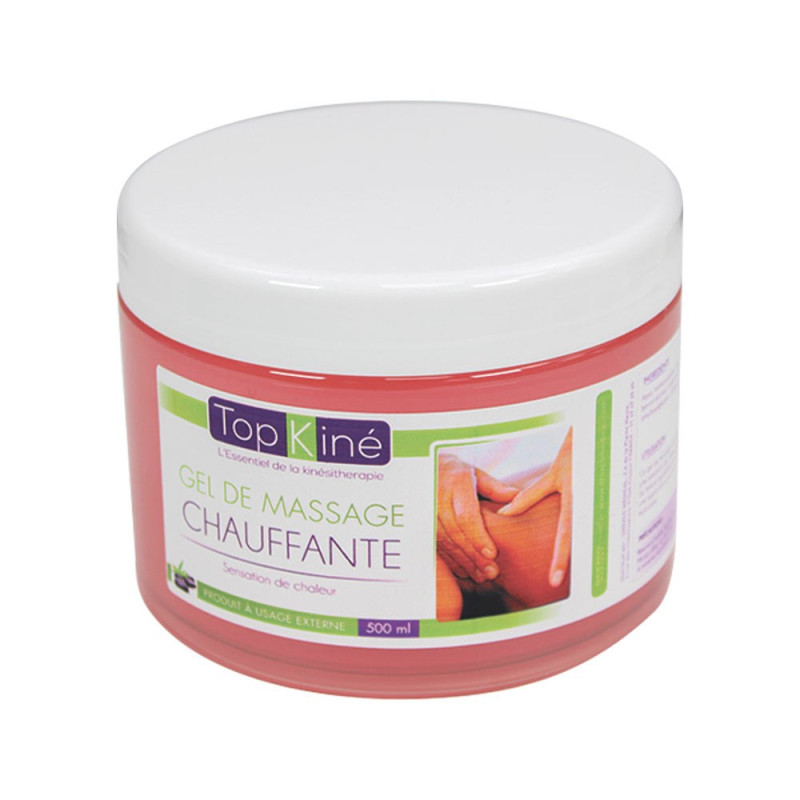 Gel de massage chauffant Top'Kine effet tonifiant, 500 ml Gel de massage chauffant Top'Kine effet tonifiant, 500 ml