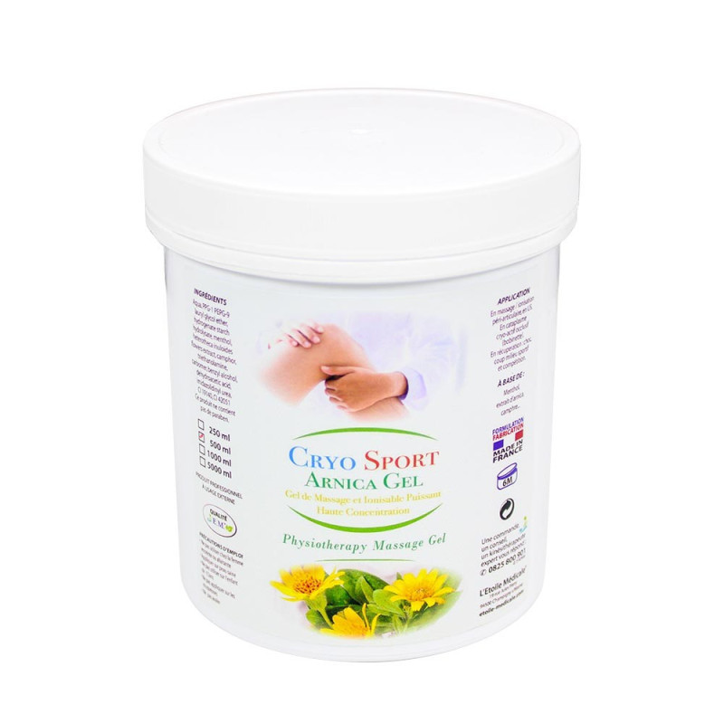 Gel cryo arnica sport Étoile Médicale froid intense, 500 ml Gel cryo arnica sport Étoile Médicale froid intense, 500 ml