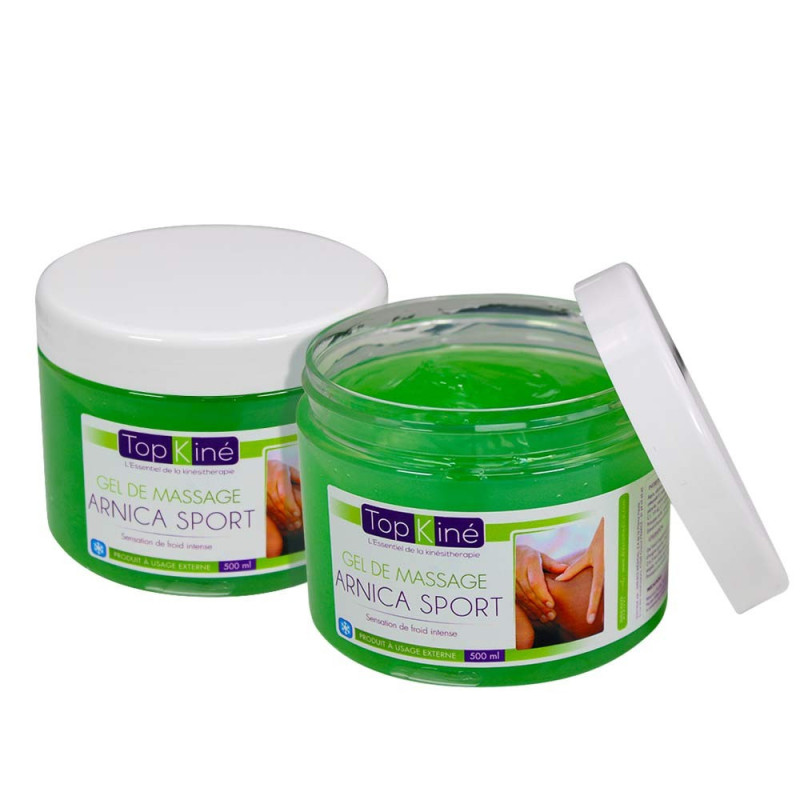 Arnica Gel Sport Top'Kine effet froid intense, pot de 500 ml Arnica Gel Sport Top'Kine effet froid intense, pot de 500 ml
