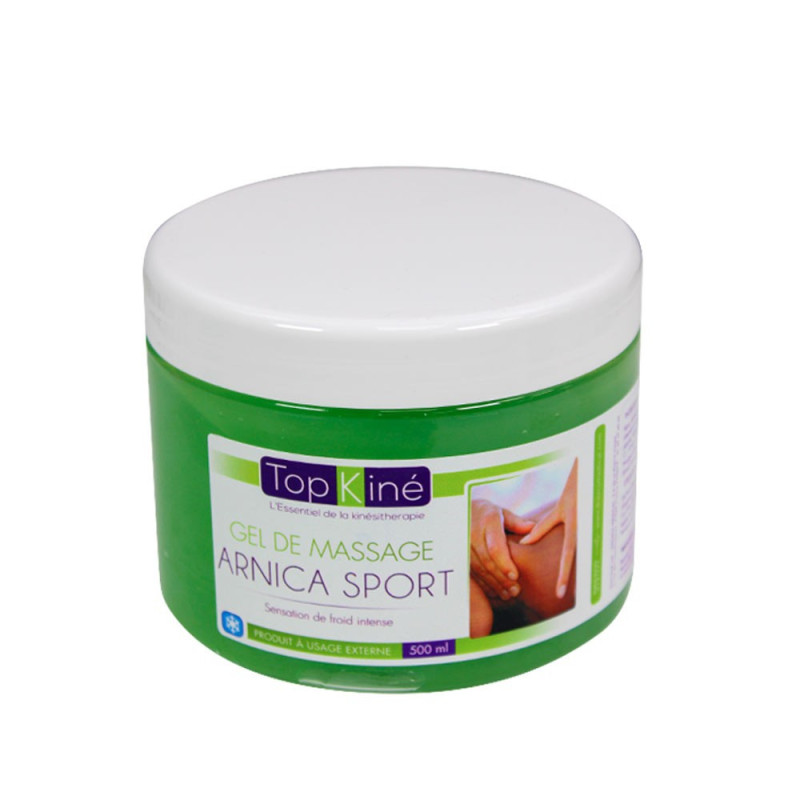 Arnica Gel Sport Top'Kine effet froid intense, pot de 500 ml Arnica Gel Sport Top'Kine effet froid intense, pot de 500 ml