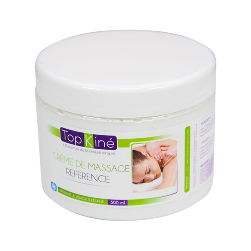 Crème Référence Top'Kine glisse prolongée, pot de 500 ml Crème Référence Top'Kine glisse prolongée, pot de 500 ml