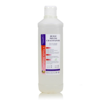 Huile phyto chauffante Étoile Médicale, flacon de 500 ml