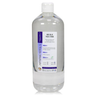 Huile de massage neutre Étoile Médicale, flacon de 1 litre
