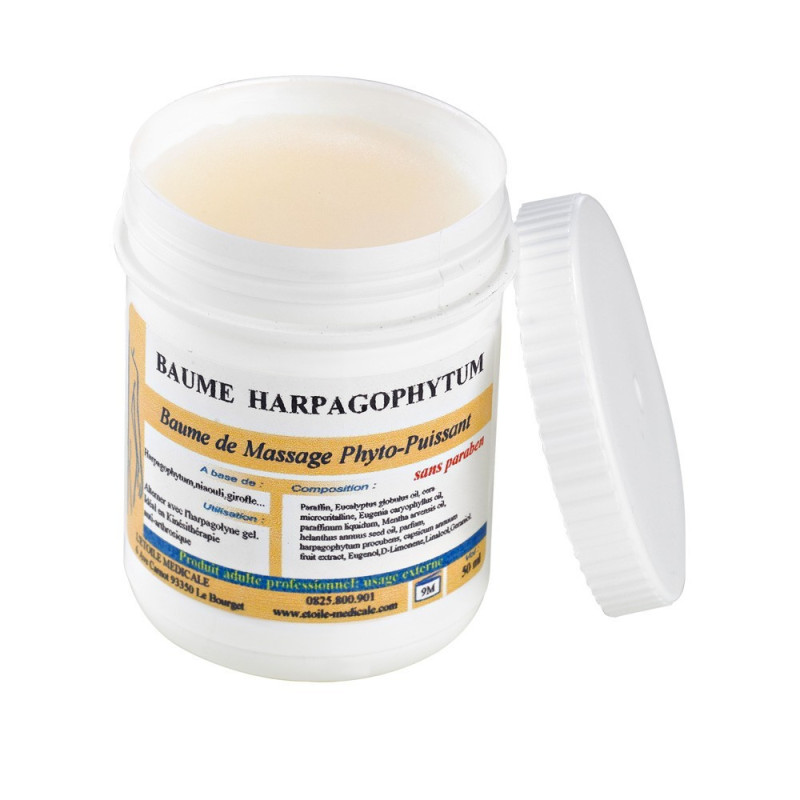 Baume chauffant à l'harpagophytum Étoile Médicale, pot 50 ml