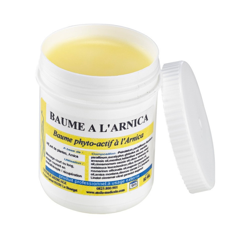Baume à l'arnica pour massage localisé, pot de 50 ml