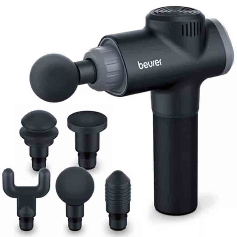Pistolet de massage Beurer MG 180 sans fil, 6 embouts