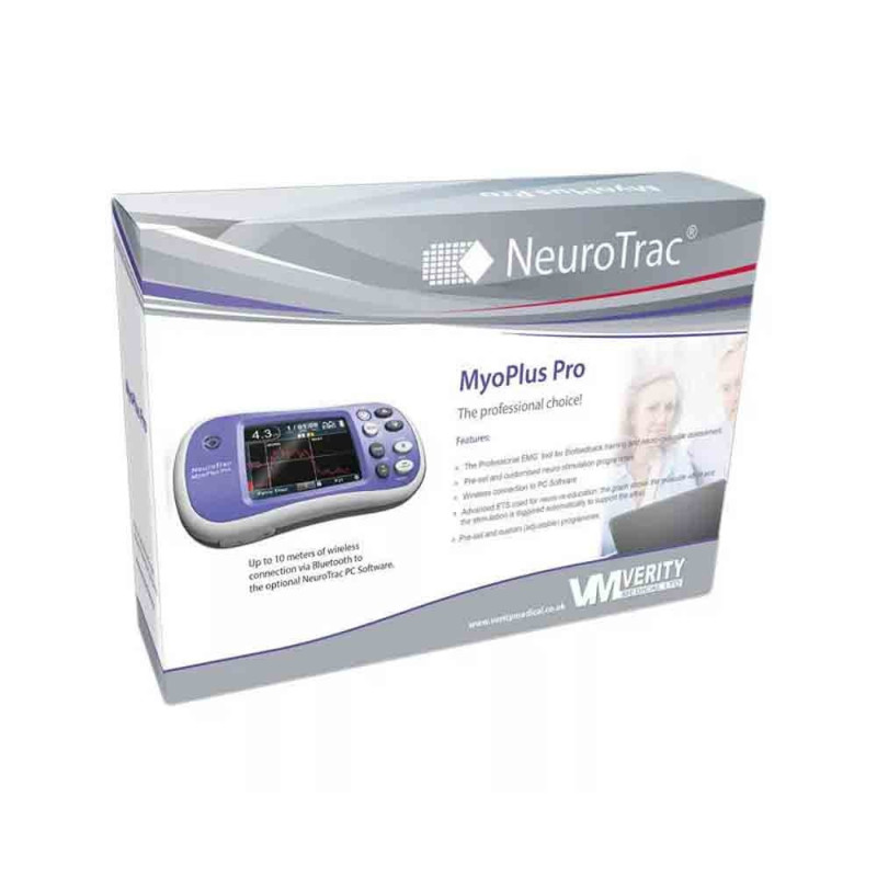 Neurotrac MyoPlus Pro, biofeedback EMG et stimulation Bluetooth Neurotrac MyoPlus Pro, biofeedback EMG et stimulation Bluetooth