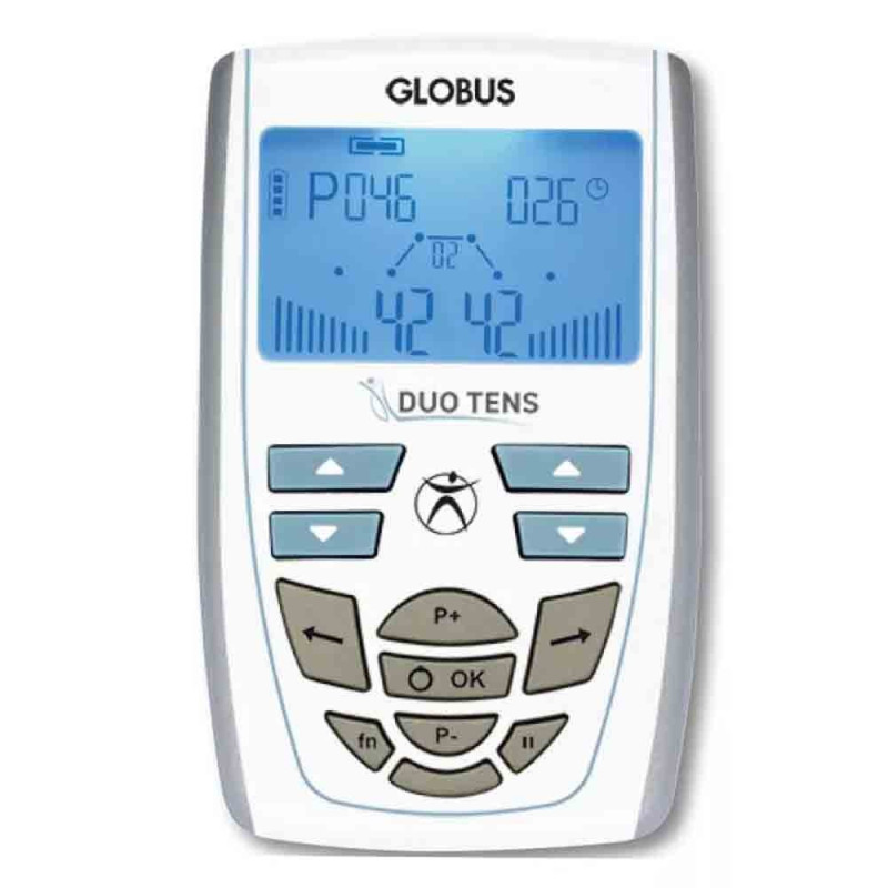 Électrostimulateur Globus Duo Tens avec 20 électrodes offertes Électrostimulateur Globus Duo Tens avec 20 électrodes offertes