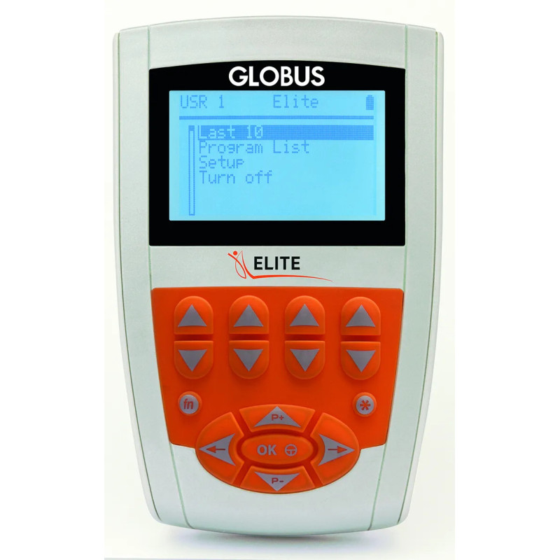 Pack Globus Elite 4 voies, 98 programmes, 20 électrodes offertes Pack Globus Elite 4 voies, 98 programmes, 20 électrodes offertes