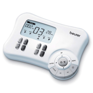 Électrostimulateur Beurer EM 80, TENS, EMS et massage, 4 canaux