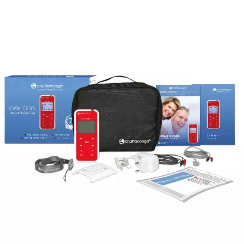 Électrostimulateur Cefar TENS Chattanooga 2 voies rechargeable Électrostimulateur Cefar TENS Chattanooga 2 voies rechargeable