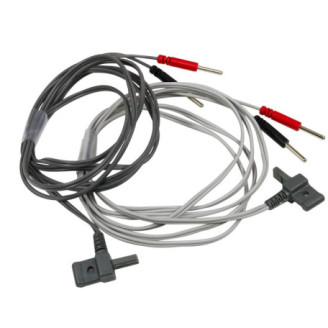 Jeu de 2 câbles bipolaires Cefar Primo Pro et Rehab X2