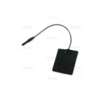 Électrodes silicone carbonée Chamex à fiche mâle, lot de 2 Électrodes silicone carbonée Chamex à fiche mâle, lot de 2