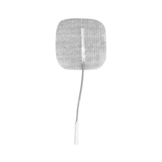 Électrodes carrées Cefar Dura-Stick Premium 50 x 50 mm, fil 2 mm
