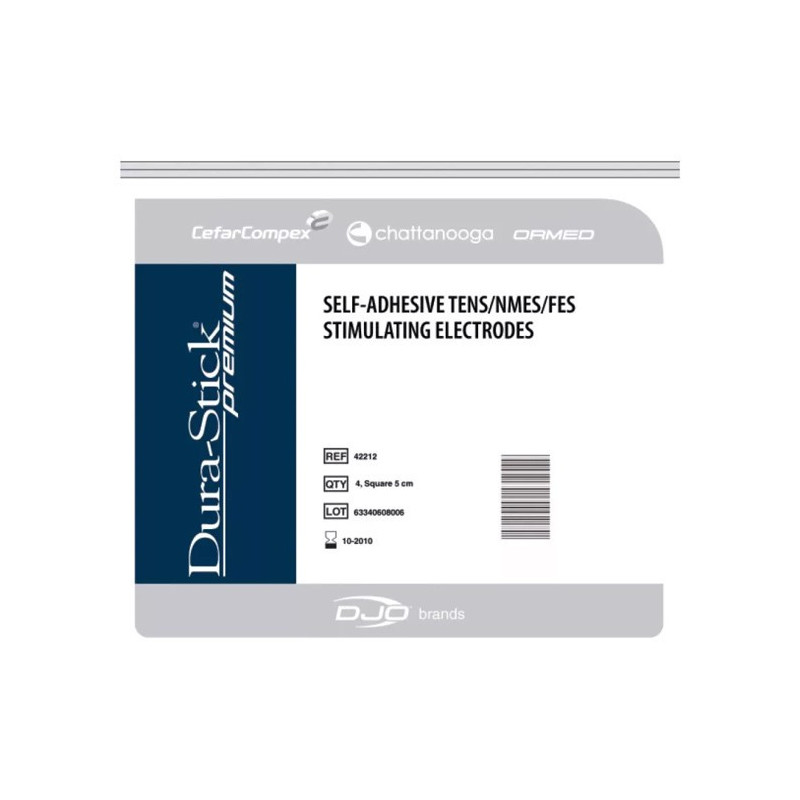 Électrodes Cefar Dura-Stick Premium 50 x 90 mm, sachet de 4 Électrodes Cefar Dura-Stick Premium 50 x 90 mm, sachet de 4